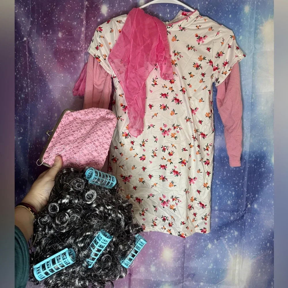 New without tags grandma girls costume with cane